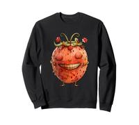 Cute Strawberry Graphic for Spring Time Funny Summer Fruit Felpa