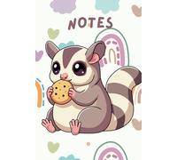 Cute Sugar Glider Notebook - Sugar Glider Lovers- The Adorable And Cute Collection - Gifts for Girl Women Children - Cute Flying Squirrel Lined Notebook Journal Diaries 6x9, 120 pages