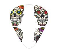 Cute Sugar Horror Skull - Set di 12 pagaie per chitarra, yukri, 3 spessori