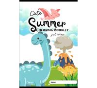 Cute Summer Colouring Book: Summer Coloring Booklet in Grayscale Illustrative Style