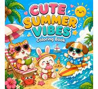 Cute Summer Vibes: Coloring Book for Kids