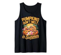 Cute Summerween Ghost Funny Beach Halloween Canotta