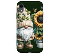 Cute Sunflower Gnome For Gardening Mom And Garden Grandpa Custodia per iPhone XR