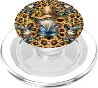 Cute Sunflower Gnome Patterns For Women Spring And Summer PopSockets PopGrip per MagSafe