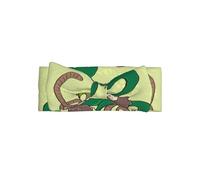 Cute Sunflower Seeds Earthworm Snake Print Baby Bow Headband - Morbido & Elastico Nylon Headbands Delicate Princess Hair Accessories