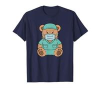 Cute Surgical Nurse Teddy Bear Student Operating Room Staff Maglietta