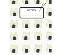 Cute Sushi Cat pattern Notebook