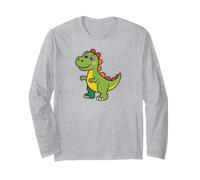 Cute T Rex Dinosaur Tyrannosaurus Rex Jurassic Maglia a Manica