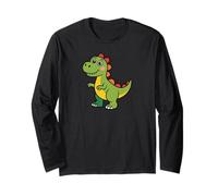 Cute T Rex Dinosaur Tyrannosaurus Rex Jurassic Maglia a Manica