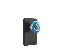 Cute Teddy Bear Cavalcando le Onde Tavola Surf Forme Mania PopSockets PopWallet per MagSafe