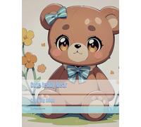 Cute teddy bear: coloring book