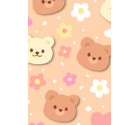Cute Teddy Bear Notebook: Adorable Bear & Flower Journal for Notes, Ideas, School & Everyday Writing