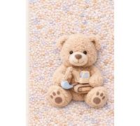 Cute Teddy Bear Notebook: Lined Journal for Kids | 100 Pages | A5 | Aesthetic Cute Design