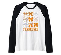 Cute Tennessee Coquette Vibes State Pride Women Girls Tween Maglia con Maniche Raglan