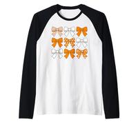 Cute Tennessee Coquette Vibes State Pride Women Girls Tween Maglia con Maniche Raglan