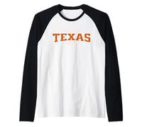 Cute Tennessee Mom | Classic TN Orange Vintage Varsity Print Maglia con Maniche Raglan