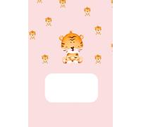 Cute Tiger from mystery Jungle: Notebook for girls | Journal | Blank Drawning | to write down thoughts | fun drawning | 110 pages