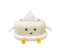 Cute Tissue Box Cover - Car Tissue Holder | Cartoon Tissues Container Tissues Dispenser with Spring Design | Funny Tîssue Holder | Multifunctional Decorative Tissuê Box HolderS | Tissuê Dispenser