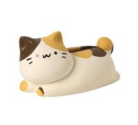Cute Tissue Box Cover Ceramic Cat Design Napkin Dispenser