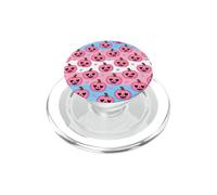 Cute Trans Pride Flag Pink Pumpkins Halloween Transgender PopSockets PopGrip per MagSafe