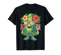 Cute Tropical Pickleball Hawaiian Summer Vacation Vibes Maglietta