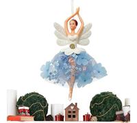 Cute Tulle Mesh Hangable Decoration - Christmas Tree Angel Pendant