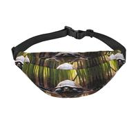Cute Turtle - Marsupio a tracolla grande alla moda, da viaggio, casual, per ragazzi, adatto per sport, corsa, ciclismo, viaggi, pesca