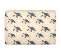 Cute Turtles - Tappetino assorbente per imparare a usare il vasino, extra large, traspirante, 132,1 x 86,4 cm (lunghezza x larghezza)