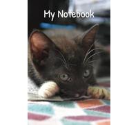 Cute Tuxedo Kitten Notebook: Frito's Notebook (100 pages, college ruled, 6x9in)