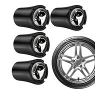 Cute Tyre Valve Stem Caps, Air Covers, Car Tire Accessories, Cat Pattern Design, Sturdy Rubber Material, Set di 4, Perfect For, Trucks, and Vehicles, Fun and Functional Decoration