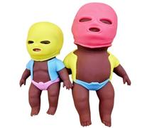 Cute Ugly Doll Squishy Toy, Squeeze Stress Doll Toys, Soft Slow Rebound Vent Toy, Reusable Soft and Non-Sticky for Relax Work Travel Homes Office Party