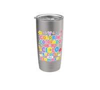 Cute Ultimo Dia de Escuela Spanish Teacher Bicchiere termico in acciaio inox doppia parete