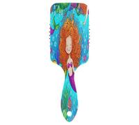 Cute Underwater Mermaid Blue 3d Pettine, Anti Statico Pettine, Spazzola Per Capelli Sani, Capelli Spazzola 3D