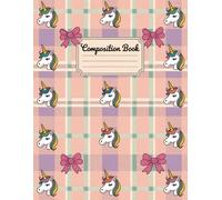 Cute Unicorn Aesthetic Preppy Composition Notebook: 120 Pages Composition Book, with Childrenstorybook Cover Design, ideal for Journaling, Creative ... with Childrenstorybook Cover Design, ide