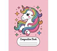 Cute Unicorn Aesthetic Preppy Composition Notebook: 120 Pages Composition Book, with Cutest Cover Design, great for Journaling, Drawing, Kids, Girls, ... Cover Design, great for Journaling, Drawing