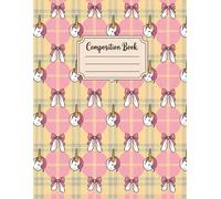 Cute Unicorn Aesthetic Preppy Composition Notebook: 120 Pages Composition Book, with Pastelcartoon Cover Design, designed for School Notes, Drawing, ... Book, with Pastelcartoon Cover Design, de