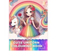 Cute Unicorn Coloring Book: Cute Unicorn Coloring Book for kids