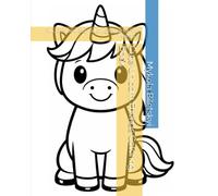 Cute Unicorn Friends Coloring Book: Fun, Cozy and Easy Coloring Pages for Kids Ages 3-8