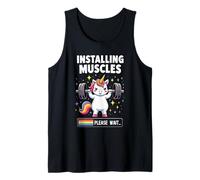 Cute Unicorn Workout Gym - Fitness sollevamento pesi Canotta