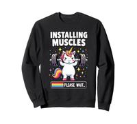 Cute Unicorn Workout Gym - Fitness sollevamento pesi Felpa