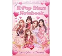 Cute Valentine K-Pop Girl Band Graph Paper Journal for Notes & School