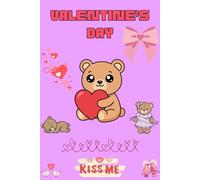 Cute Valentine’s Teddy Bear Grid Notebook