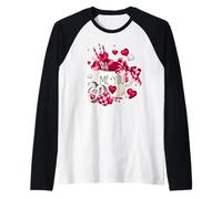 Cute Valentines Coffee Mug for Girls And Coffee Lover Maglia con Maniche Raglan