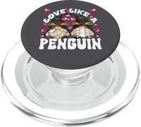 Cute Valentines Gnomes For Couples Love Like A Penguin PopSockets PopGrip per MagSafe