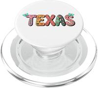 Cute Vintage Boho Texas State Floral Bubble Women and Girls PopSockets PopGrip per MagSafe