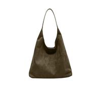 Cute Vintage Classic Soft Leather Stylish Solid Crossbody Tote Bag Trend Versatile Pocket Shoulder(Green)