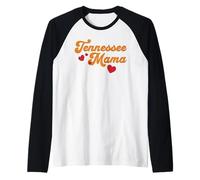 Cute Vintage Tennessee Mama with Heart, Women's Maglia con Maniche Raglan
