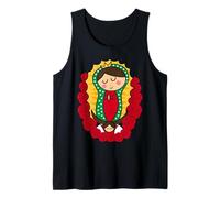 Cute Virgin Mary Cartoon Guadalupe Devotion in Kawaii Form Canotta