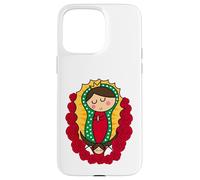 Cute Virgin Mary Cartoon Guadalupe Devotion in Kawaii Form Custodia per iPhone 15 Pro Max