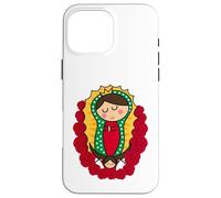 Cute Virgin Mary Cartoon Guadalupe Devotion in Kawaii Form Custodia per iPhone 16 Pro Max